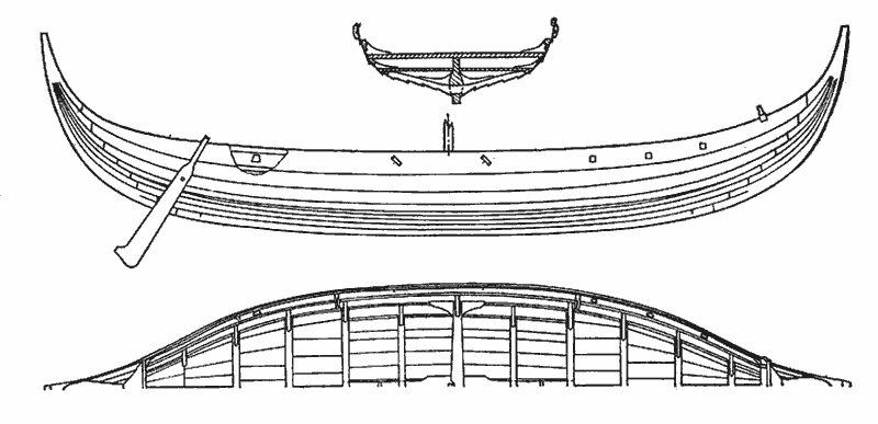 Чертёж судна из Скуллелева