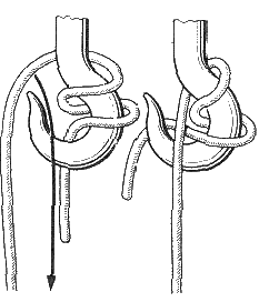 Гачный узел со шлагом