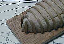 Первый шпангоут можно не делать, заменив его двумя кусочками рейки