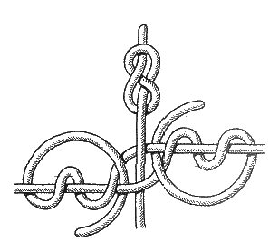 Поводковый на основе змеиного узла