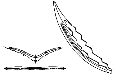Шпангоут и штевень малого кнорре из Скуллелева