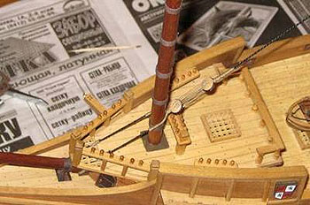 San Martin OcCre. Хорошо видна проводка грот-штага San Martin OcCre. Хорошо видна проводка грот-штага