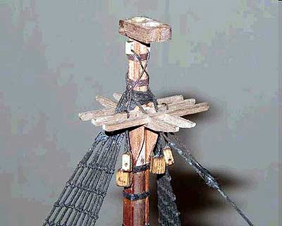 Топ мачты на модели