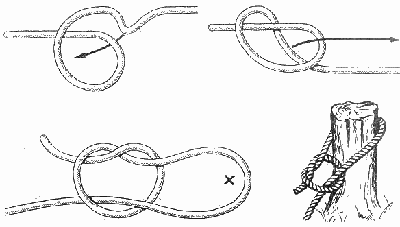 Бегущий простой узел