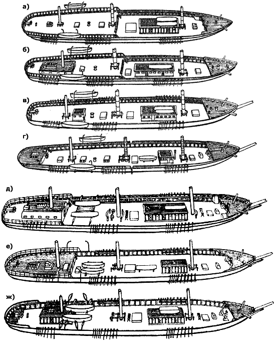 Общее расположение верхней палубы