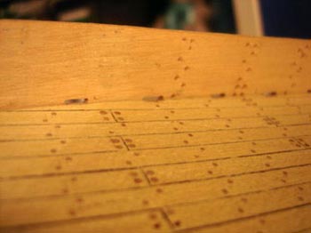 Artesania Latina Bremen Чистовая обшивка