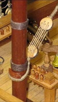 San Martin OcCre. Набивка бизань-штага San Martin OcCre. Набивка бизань-штага