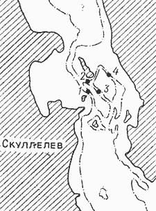 Места находок судов из Скуллелева
