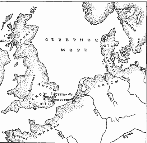 В V и VI вв. племена англов