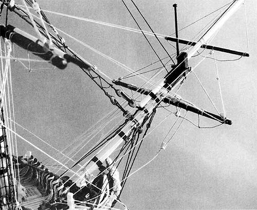 Бегучий такелаж бушприта