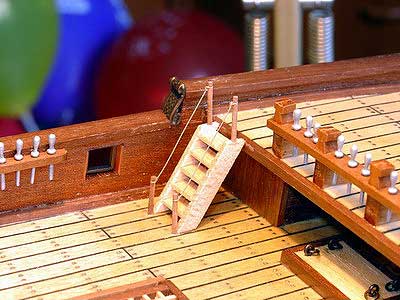 Модель парусника San Juan Nepomuceno Трапы