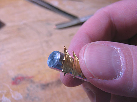 Сгибание заготовок 3D куполов модели Собора Василия Блаженного