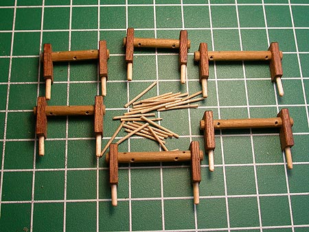 Деревянные штифты для сборной модели корабля "Red Dragon"