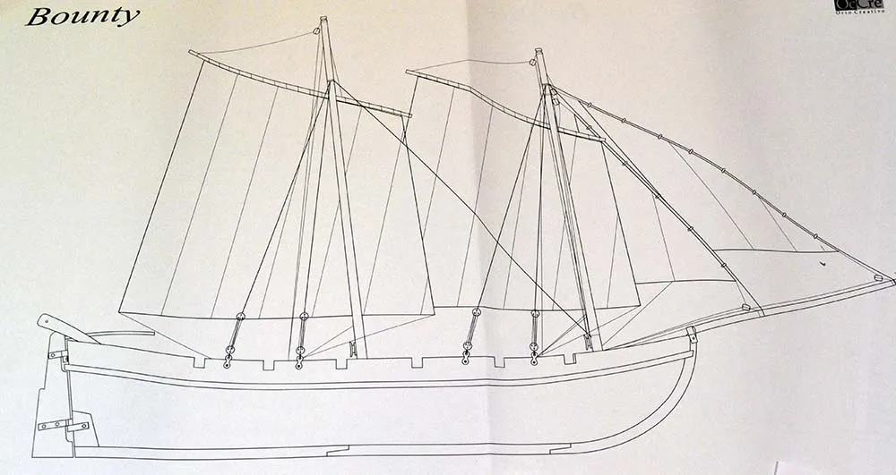 Баркас Bounty (плюс инструменты)