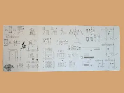 L'Aurore Corvette, 1766 + чертежи (fr)