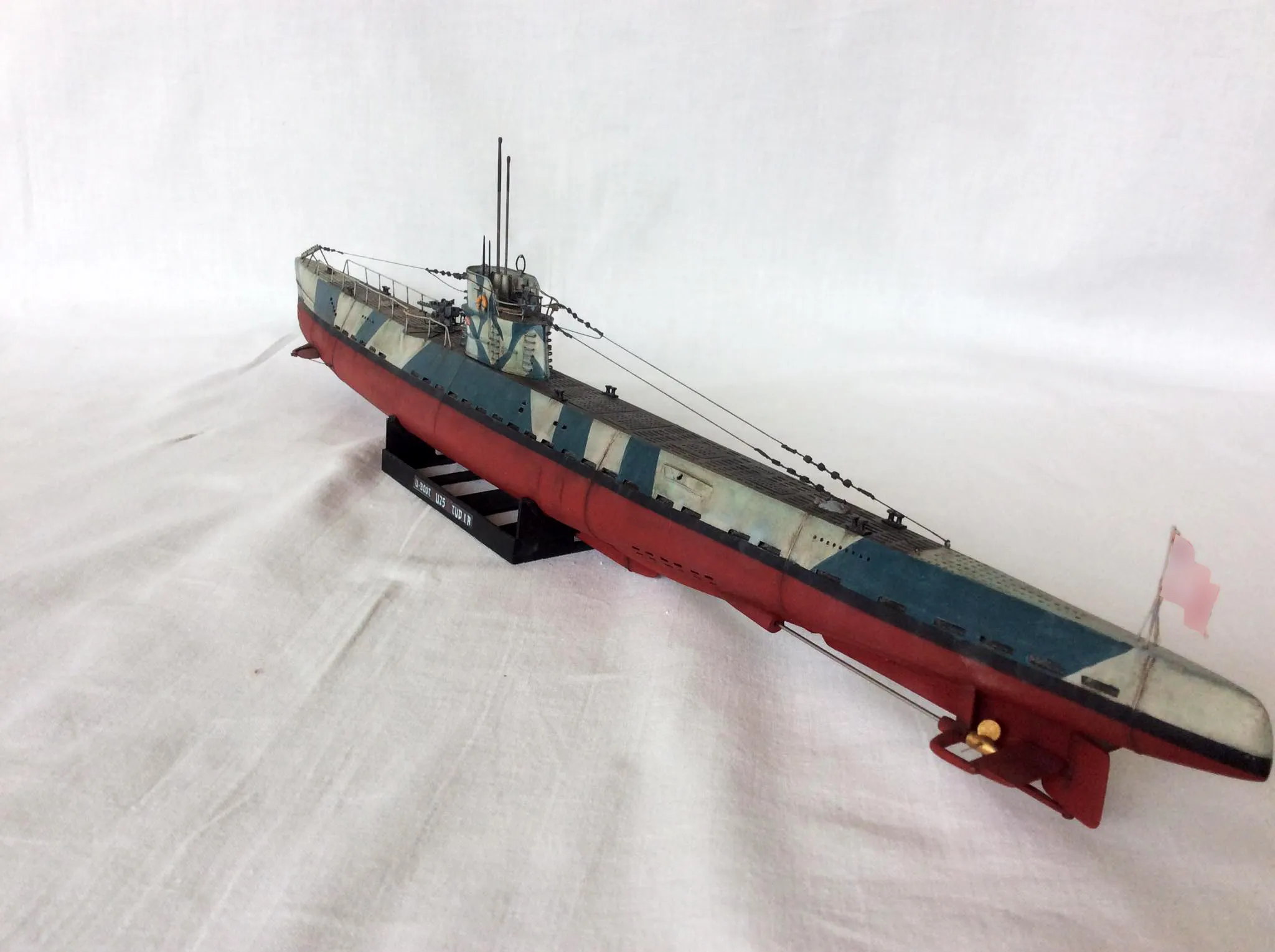 Модель корабля Океанская подводная лодка типа I U-25 - Верфь на Столе