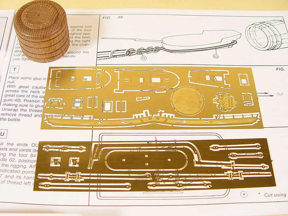 модель корабля Hannah корабль в бутылке