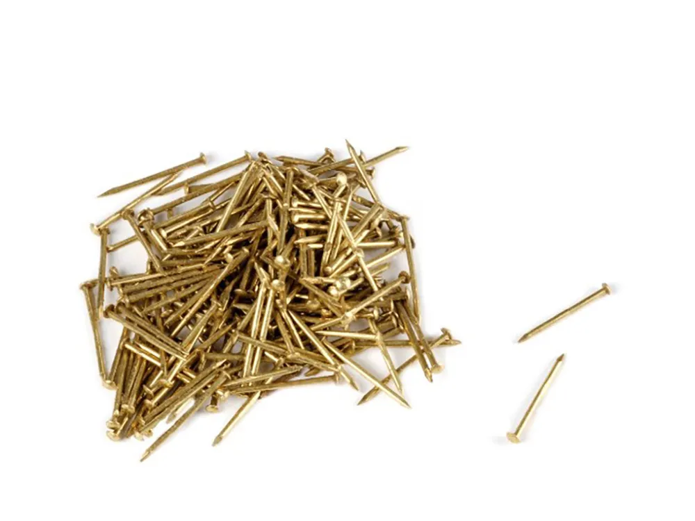 Гвоздь, латунь, 0,7х12 мм, 200 шт