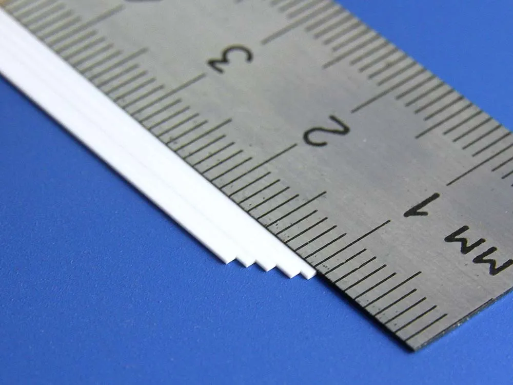 Полоска пластиковая 0,38х0,75 мм, 10 шт/уп.