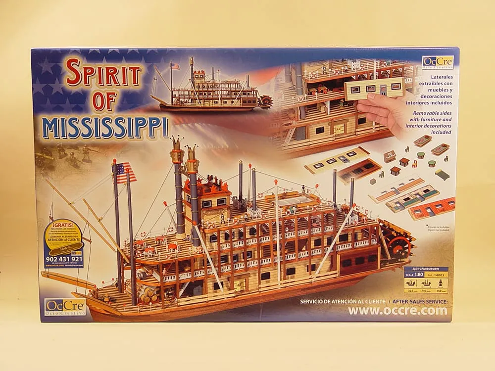 модель корабля своими руками Mississippi
