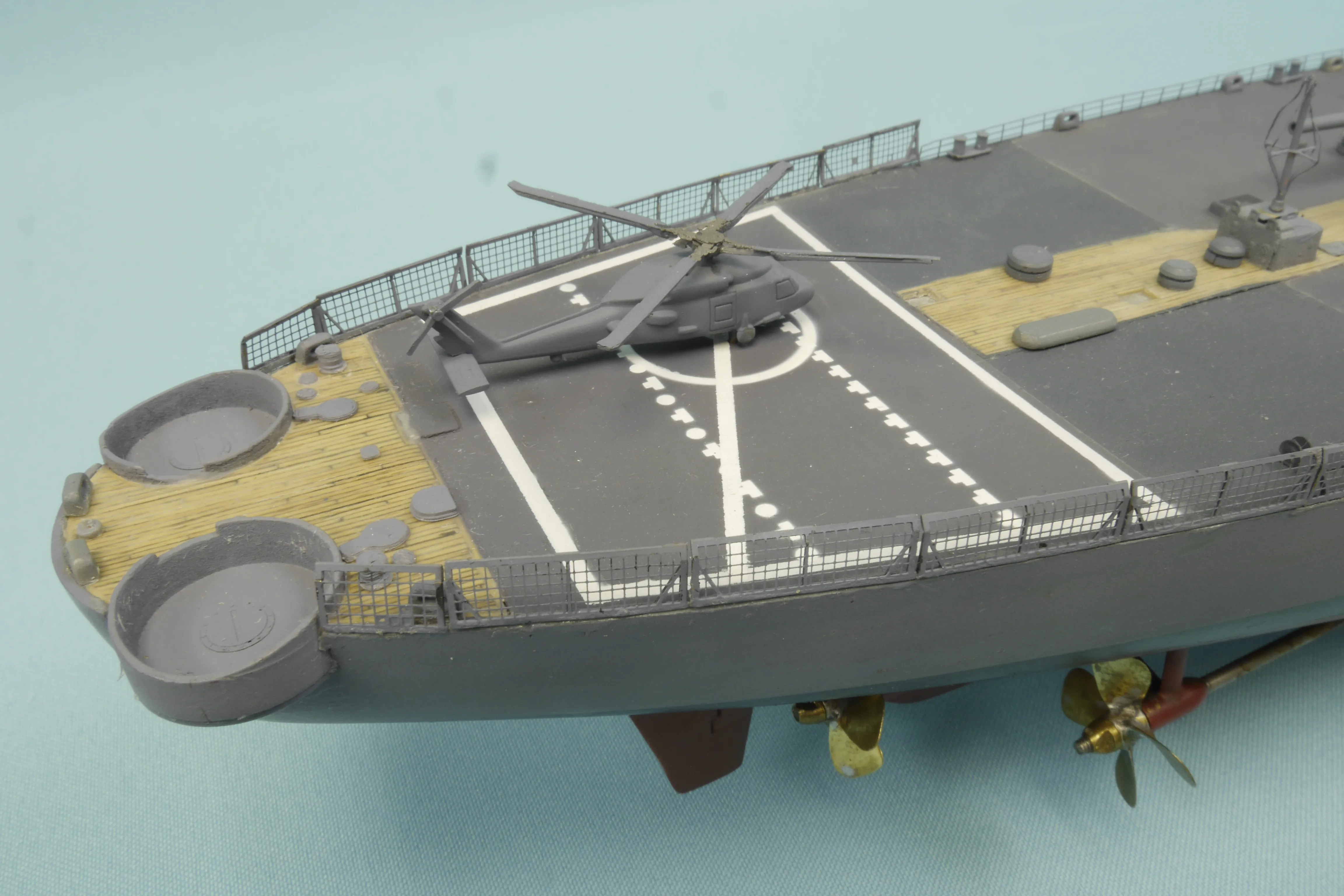 Модель корабля USS «New Jersey» (BB-62) - Верфь на Столе