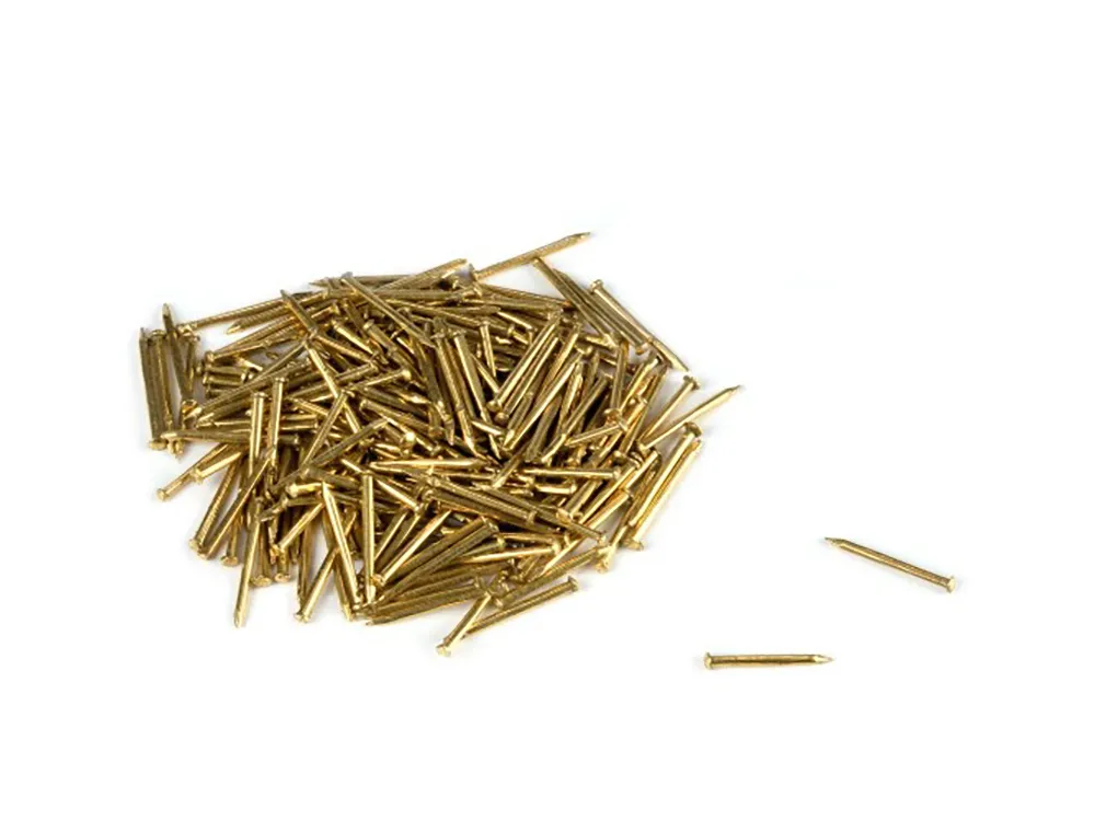 Гвоздь, латунь, 0,7х10 мм, 200 шт