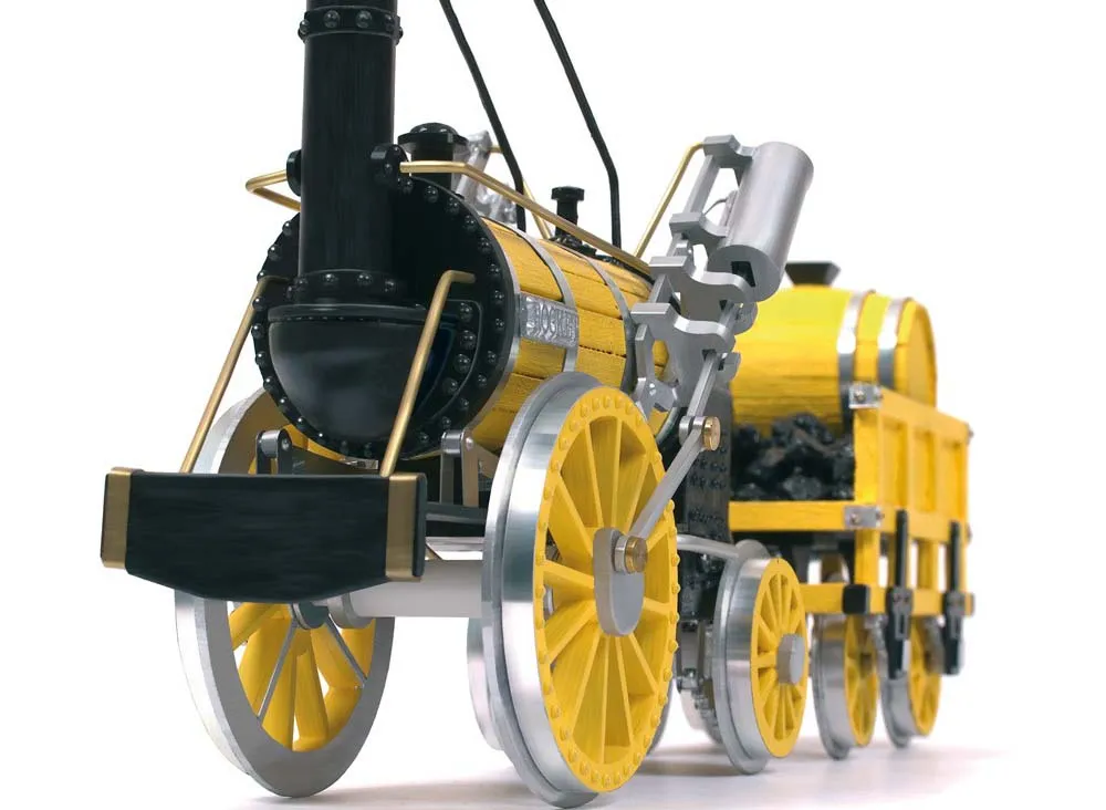 Модель паровоза Ракета (ROCKET) + (Стартовый набор инструментов)