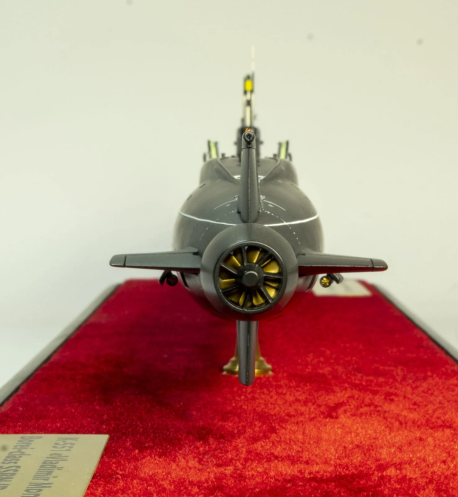 Модель корабля АПЛ К-551 "Владимир Мономах" проекта 955 Борей - Верфь на Столе
