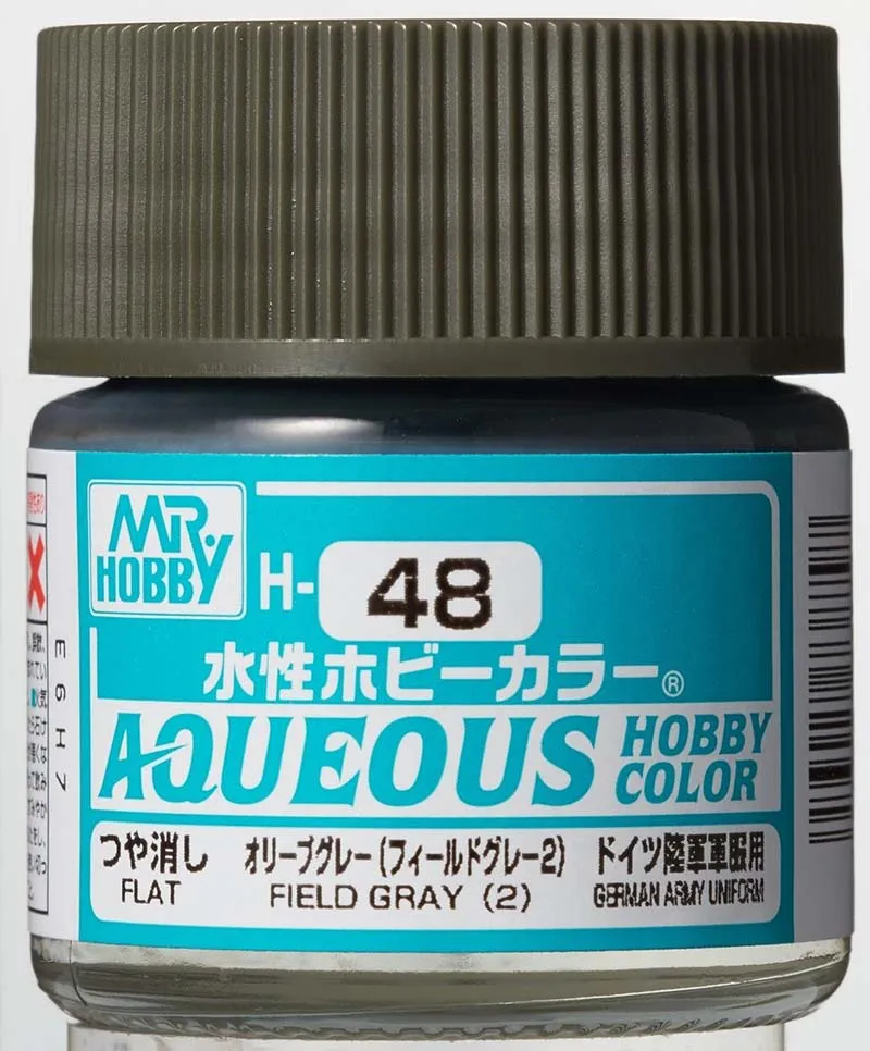 Краска Mr Hobby, акриловая, FIELD GRAY (2) матовая, H 48, 10 мл