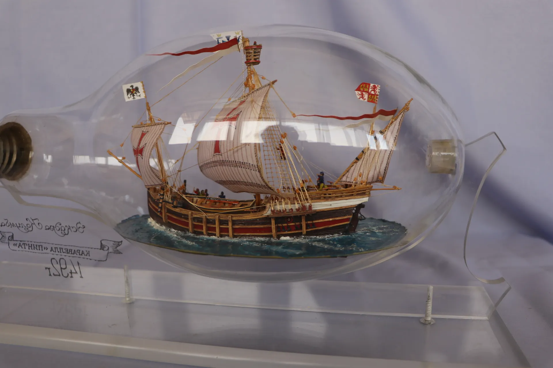 Модель корабля Каравелла "Пинта" - Верфь на Столе