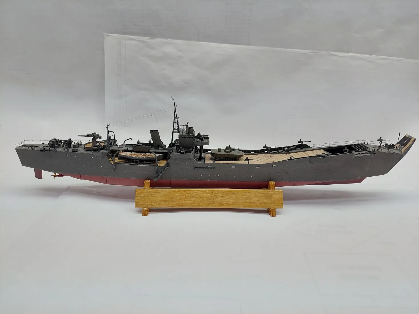 Модель корабля Танкодесантный корабль тип SBT - Верфь на Столе
