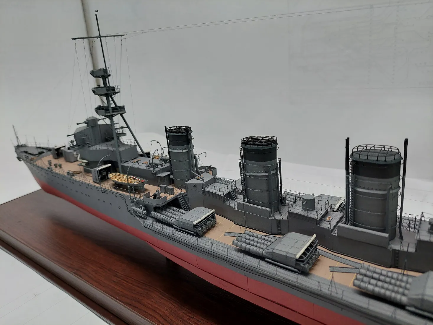 Модель корабля IJN «Kitakami» - Верфь на Столе