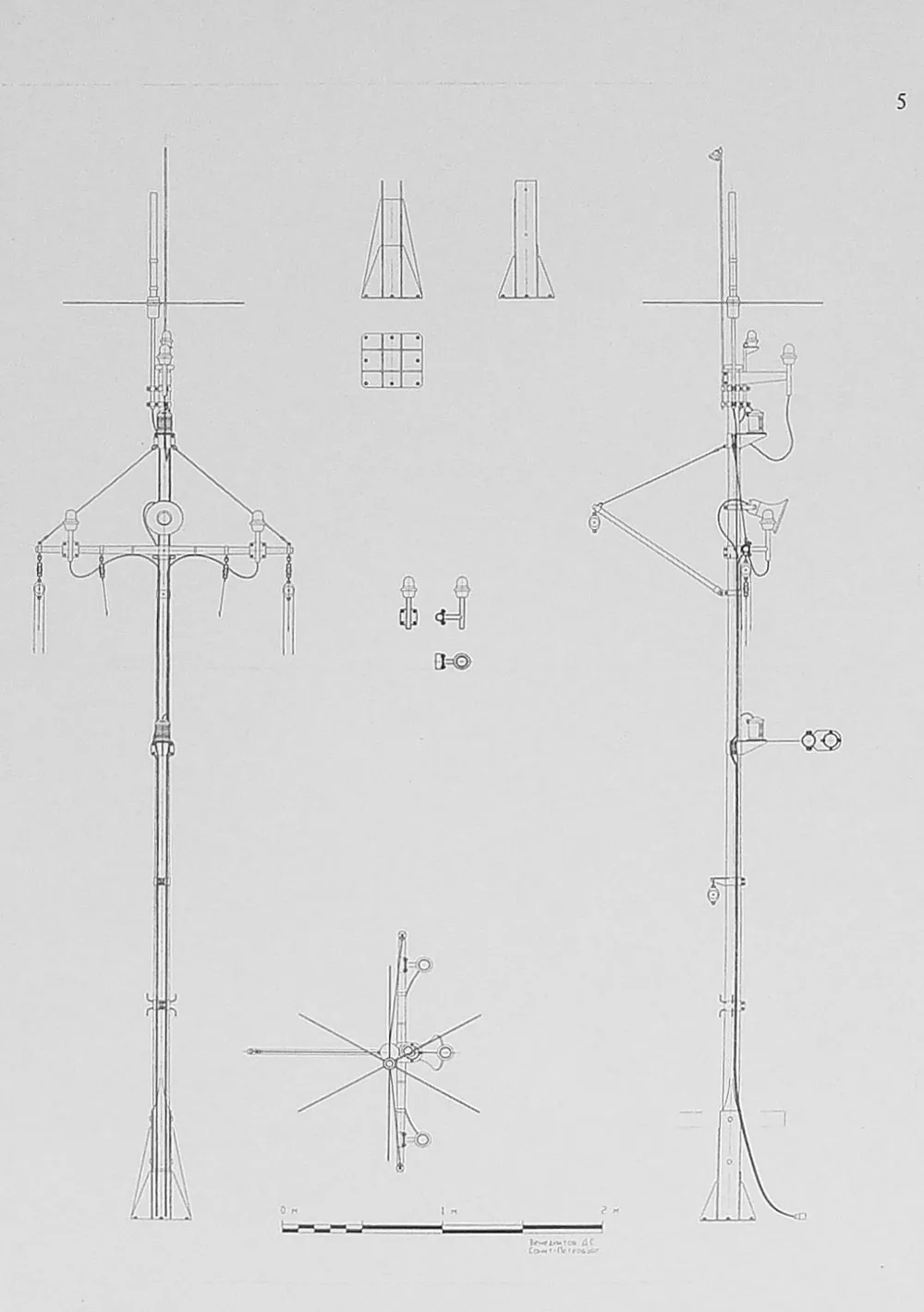 Чертеж катерного тральщика проекта 361Т