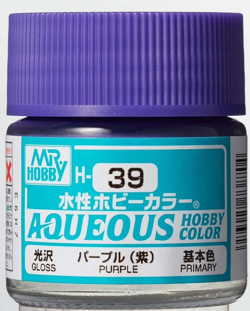 Краска Mr Hobby, акриловая, фиолетовая глянцевая, H 39, 10 мл