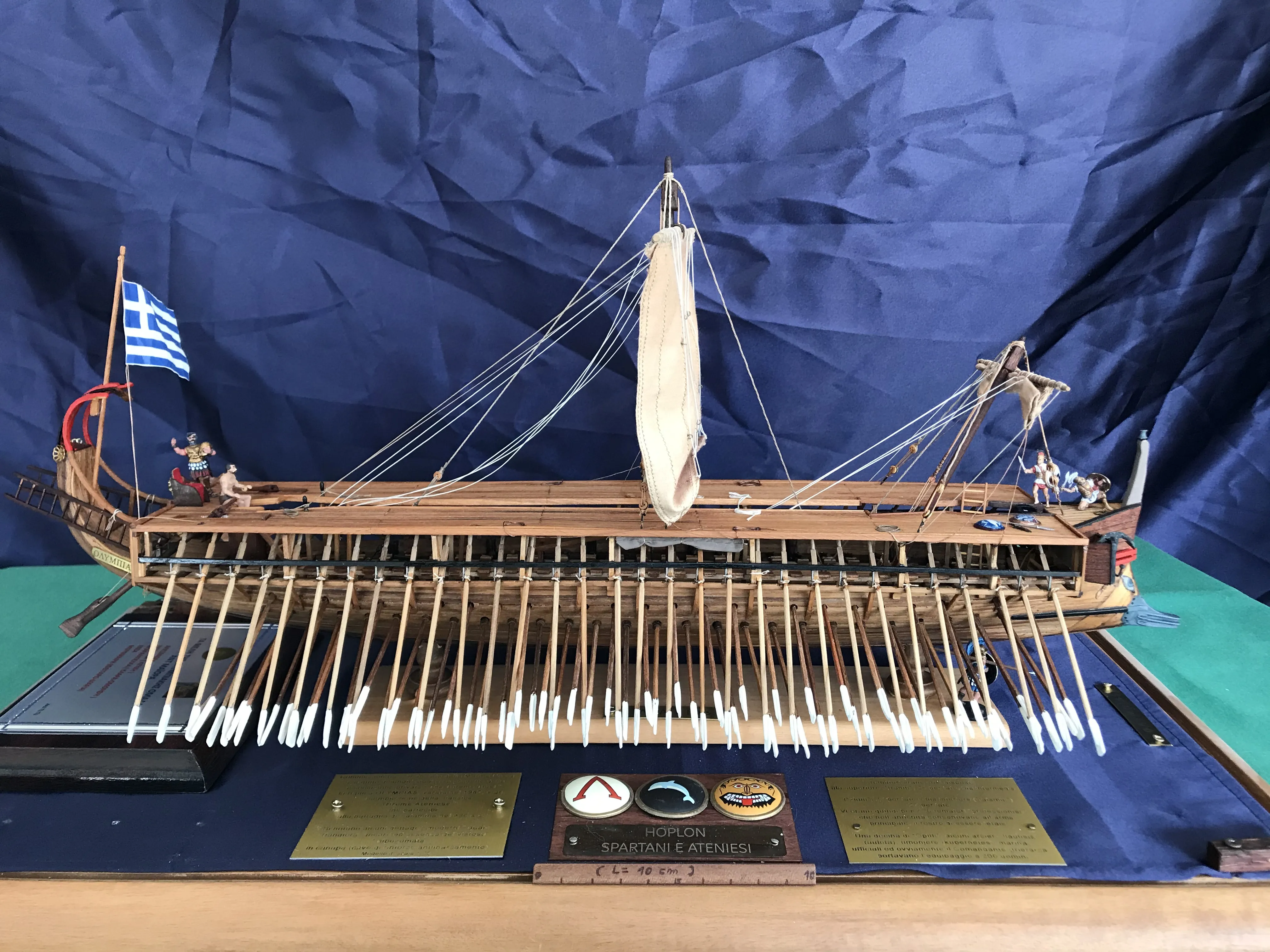 Модель корабля GREEK TRIREME - Верфь на Столе