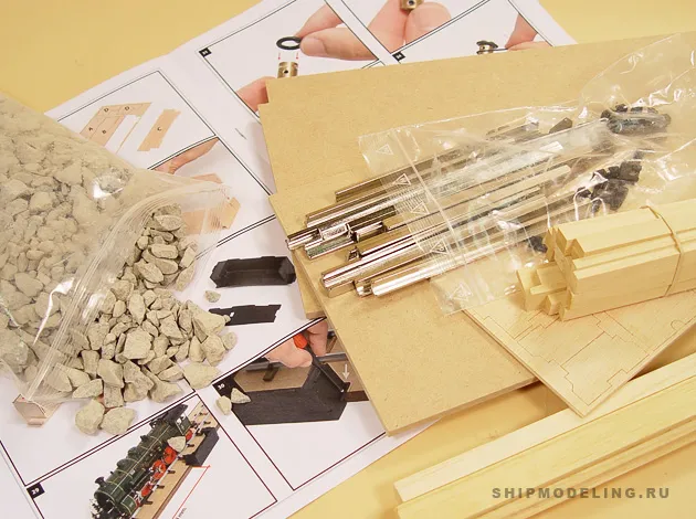 модель паровоза Подставка для больших паровозов