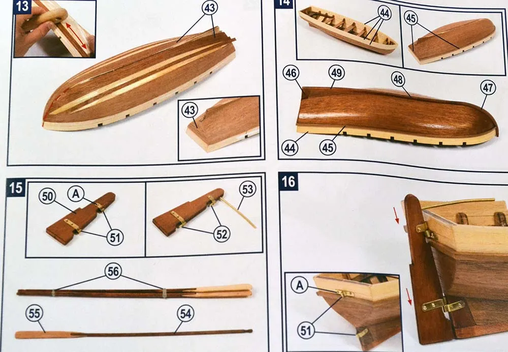 модель корабля своими руками Баркас BOUNTY