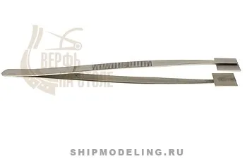 Длинный пинцет с квадратными кончиками