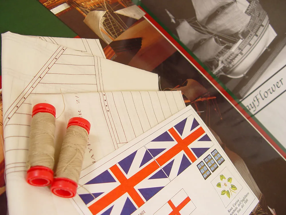 модель корабля Mayflower