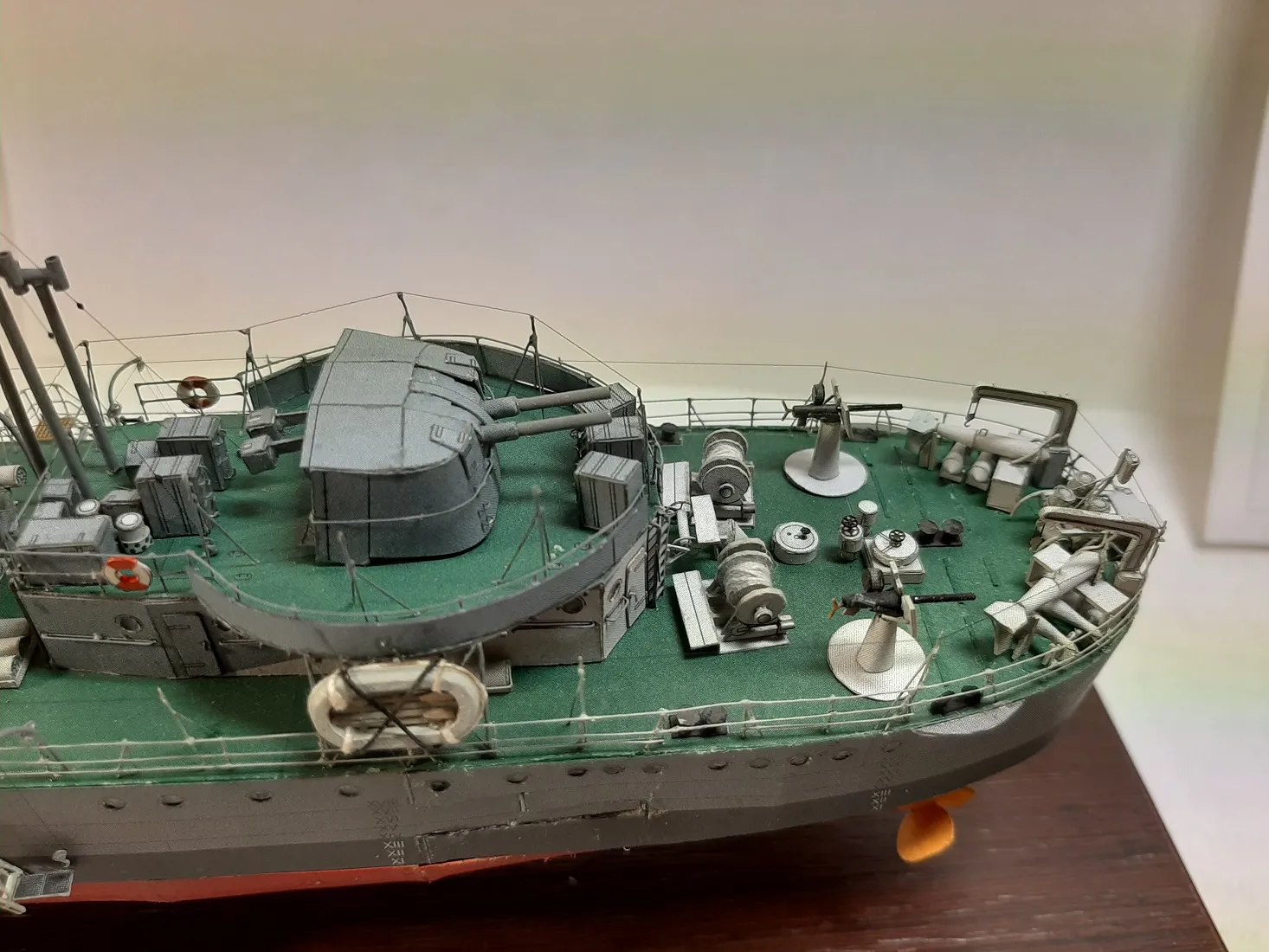 Модель корабля ORP "Piorun" - Верфь на Столе