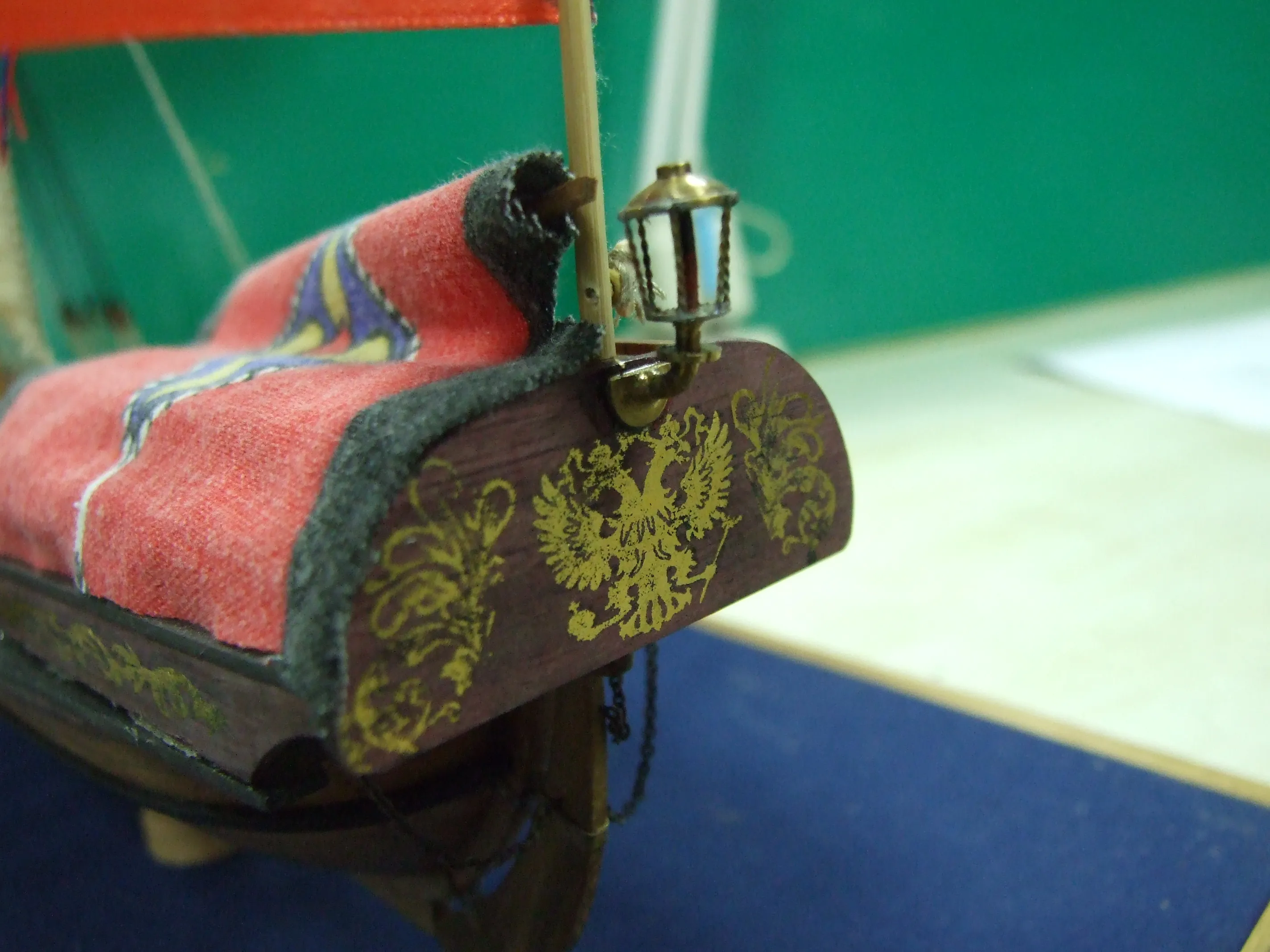 Модель корабля Скампавея Азовского флота Петра Великого - Верфь на Столе