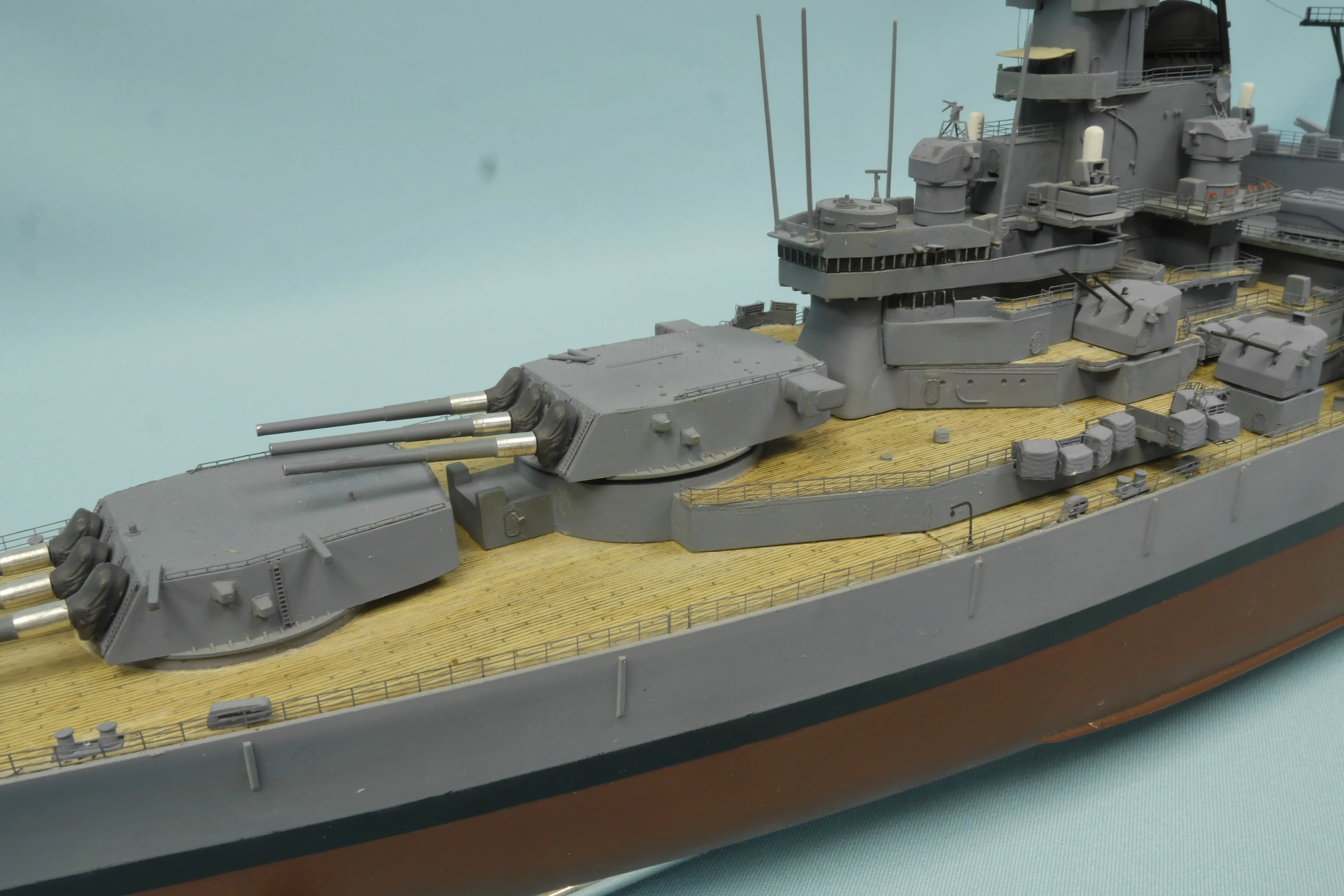 Модель корабля USS «New Jersey» (BB-62) - Верфь на Столе