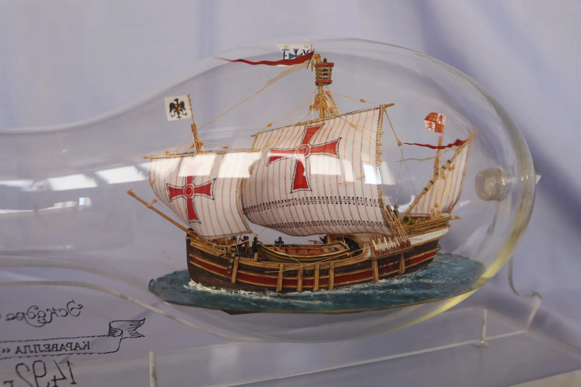 Модель корабля Каравелла "Пинта" - Верфь на Столе