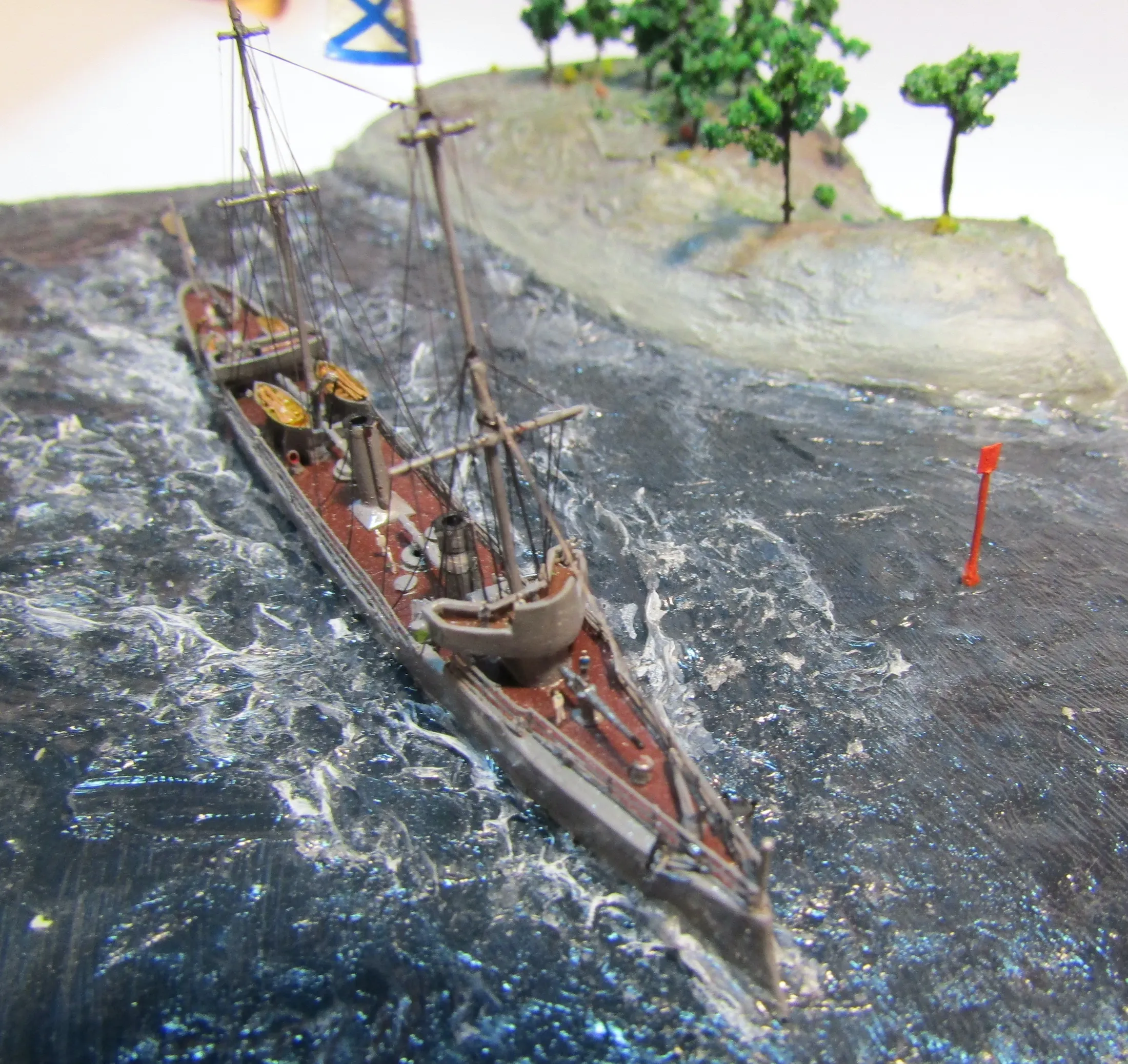 Модель корабля Эскадренный миноносец «Сибирский стрелок» 1906 г. - Верфь на Столе