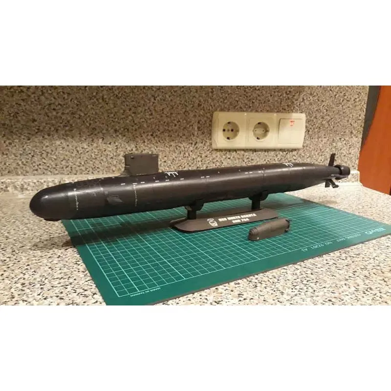 Модель из картона подводная лодка USS North Dakota, США, 2014 г