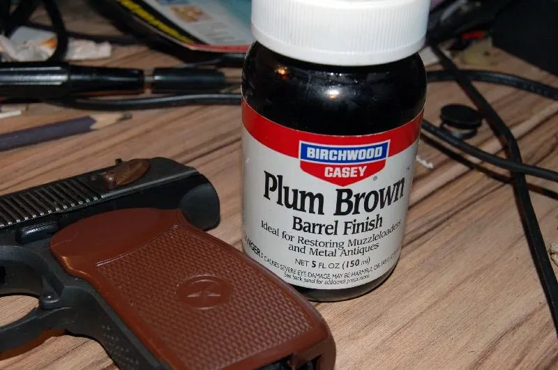 Средство для воронения по стали Plum Brown, 150 мл