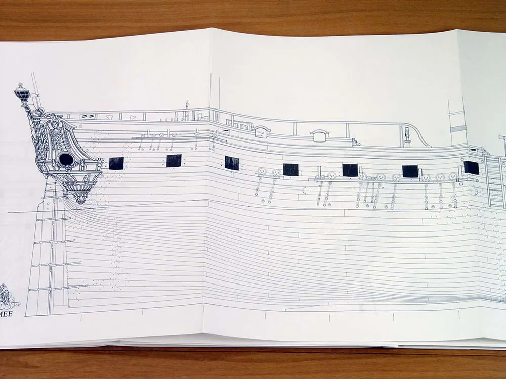 La Renommee, 1744 + чертежи