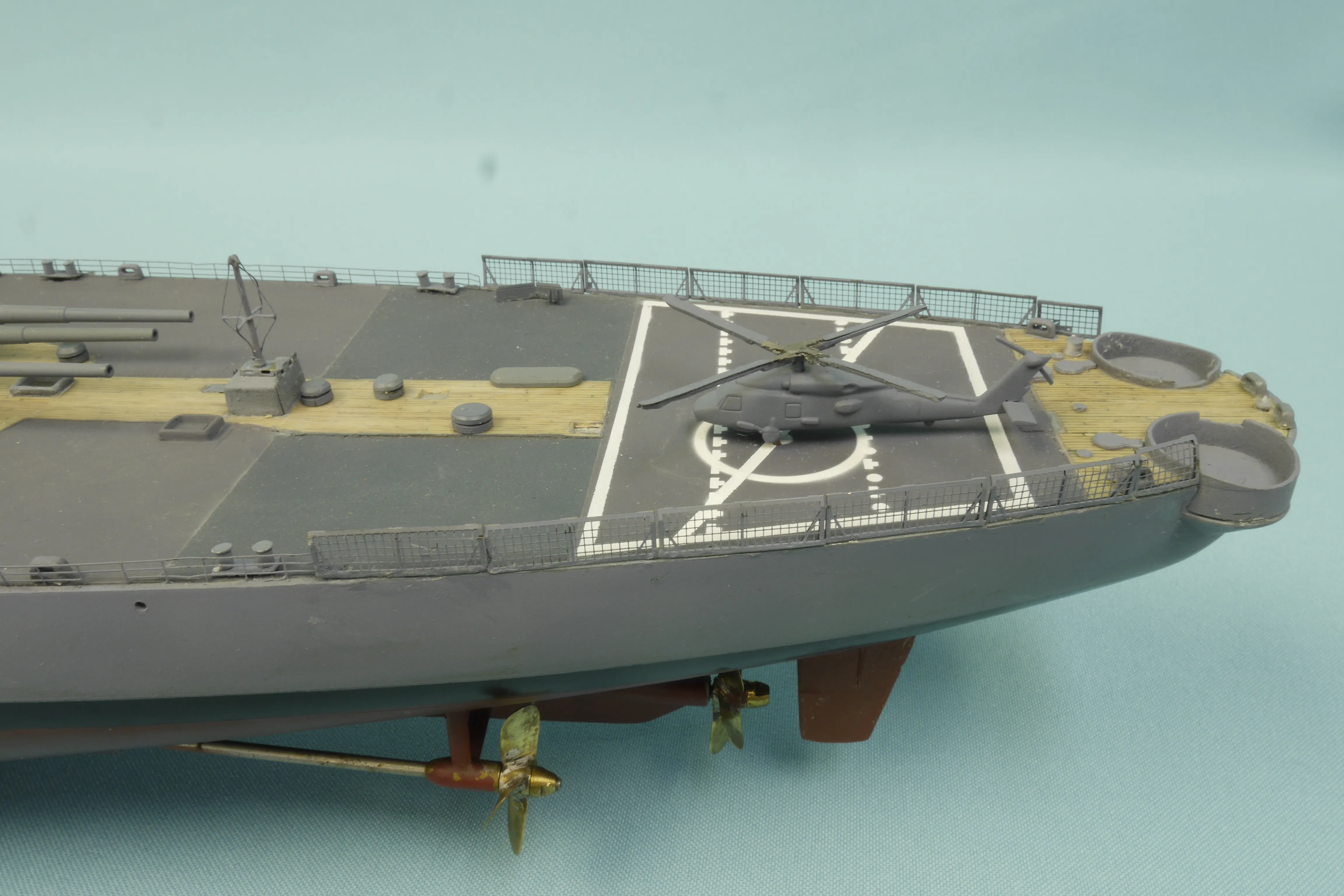 Модель корабля USS «New Jersey» (BB-62) - Верфь на Столе