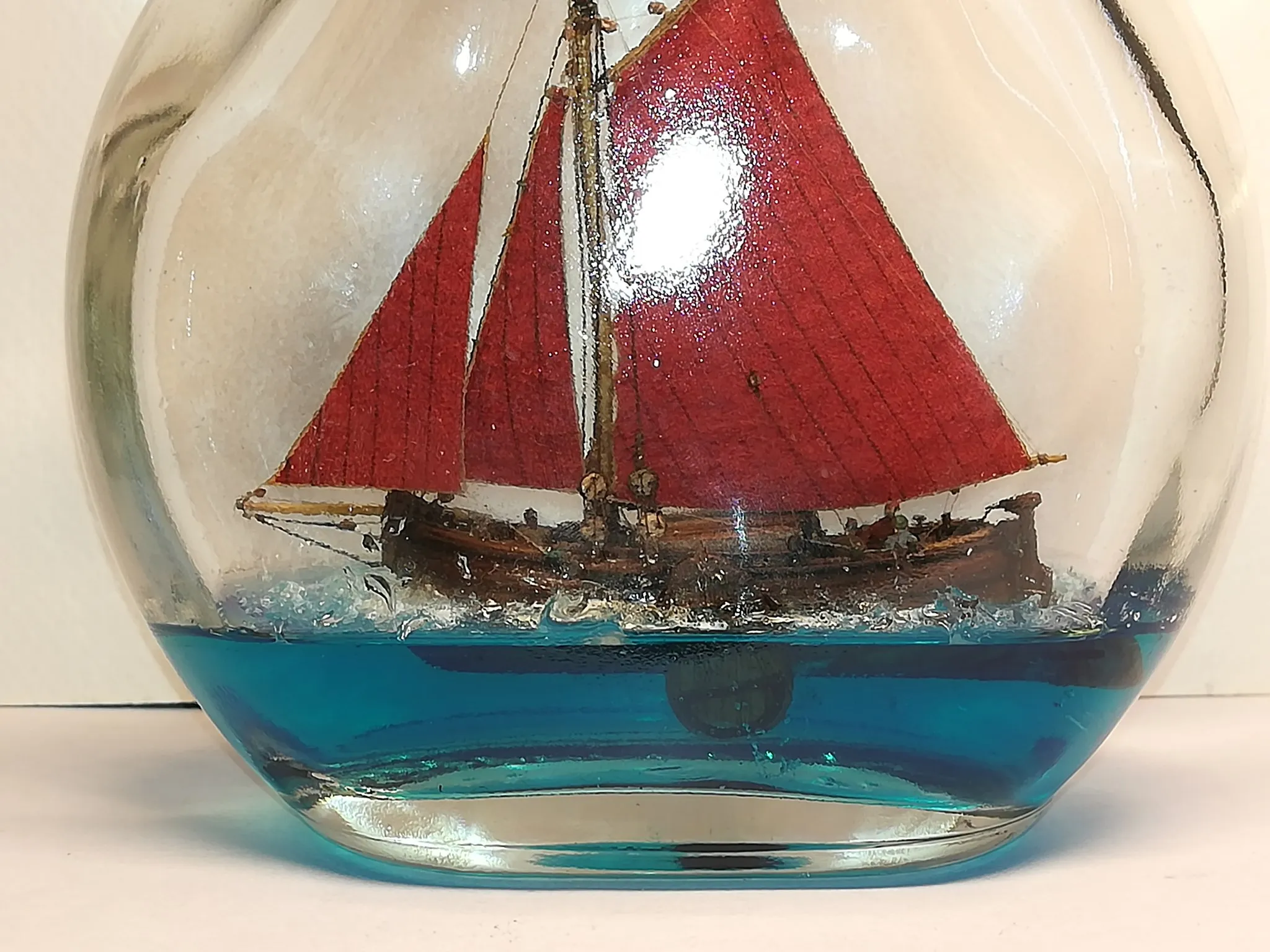 Модель корабля голландская яхта-буер - Верфь на Столе