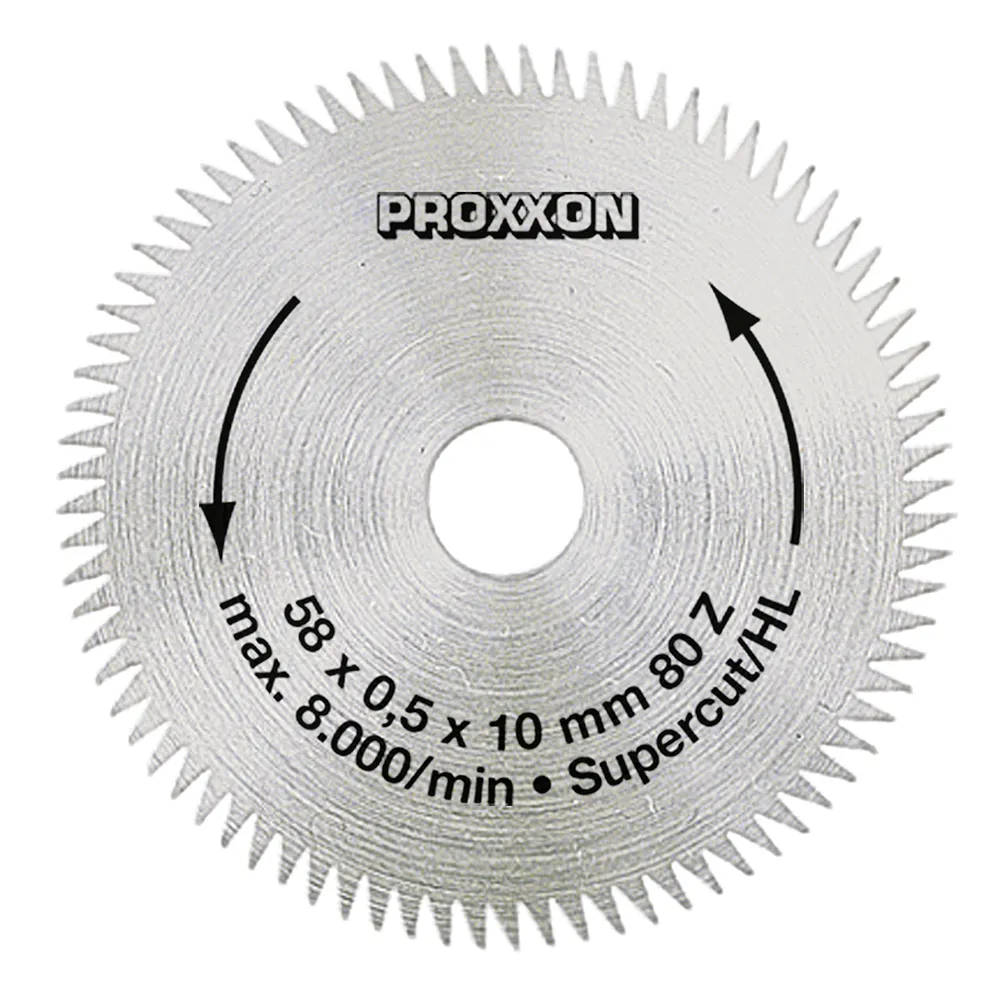 Диск Super Cut 58 мм для циркулярной пилы Proxxon KS230 28014
